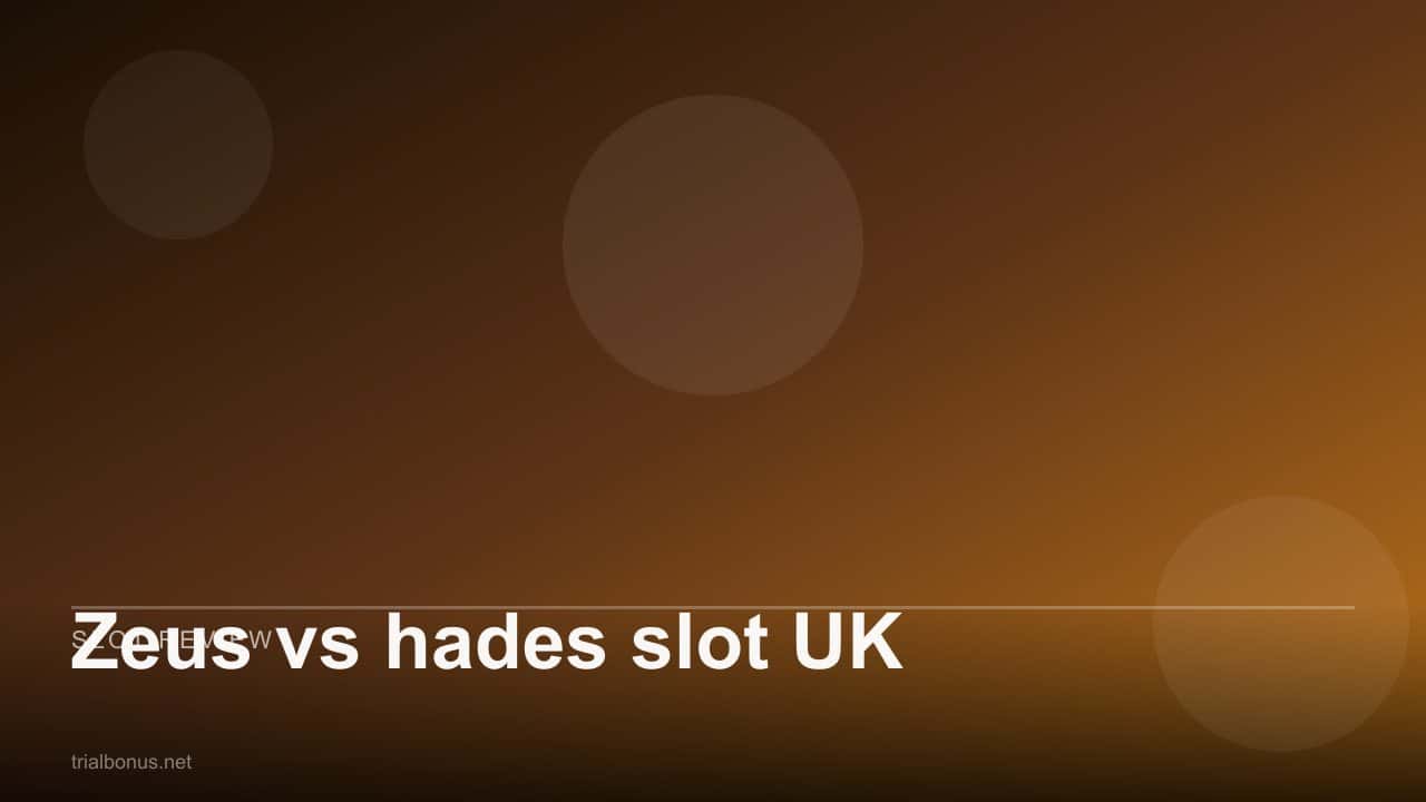 Zeus vs hades slot UK