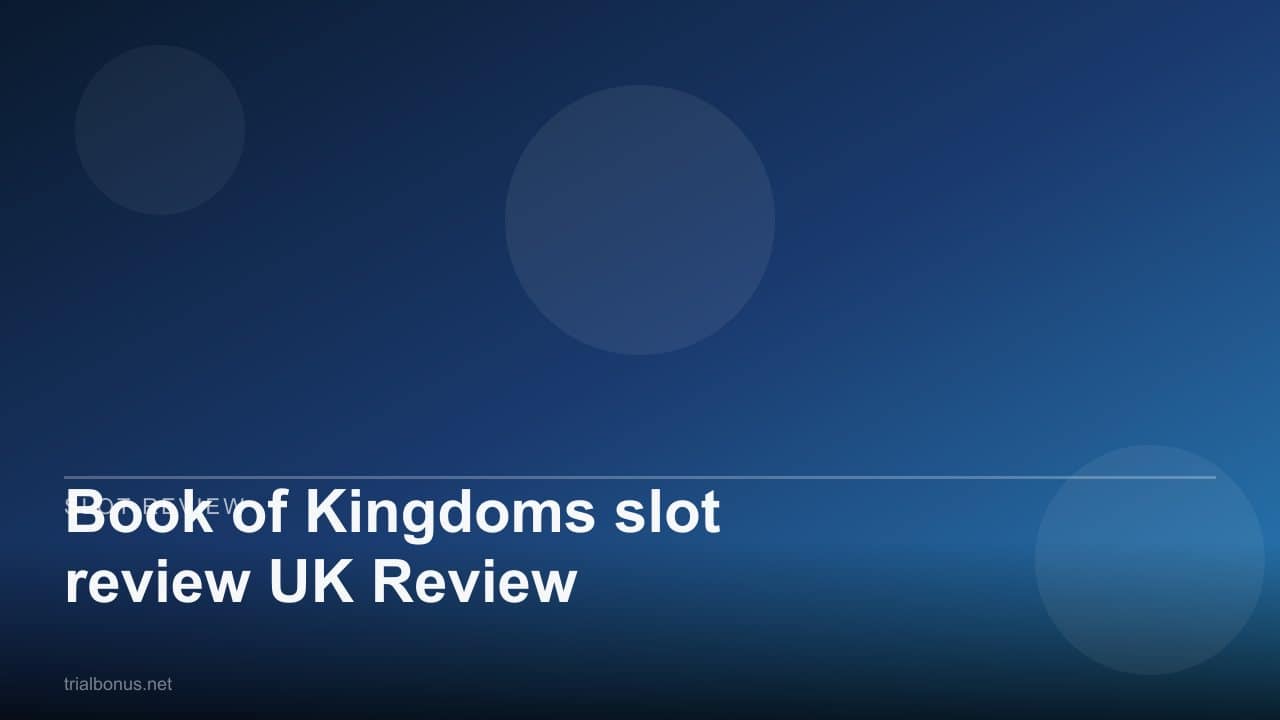 Book of Kingdoms slot review UK Review review