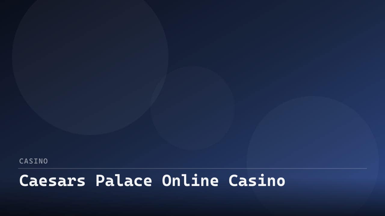 Caesars palace online casino Review review