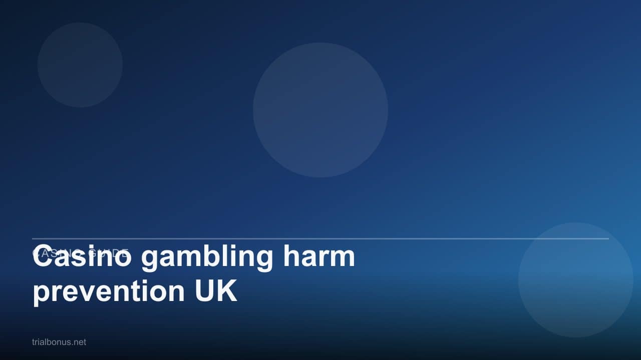 Casino gambling harm prevention UK review