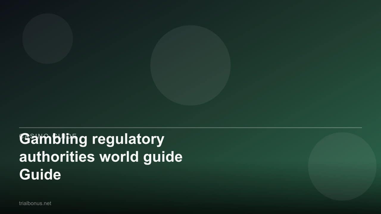 Gambling regulatory authorities world guide Guide review
