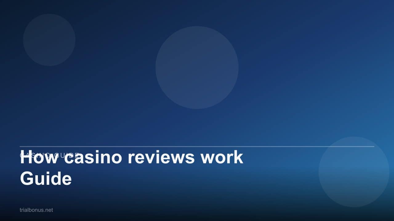 How casino reviews work Guide review