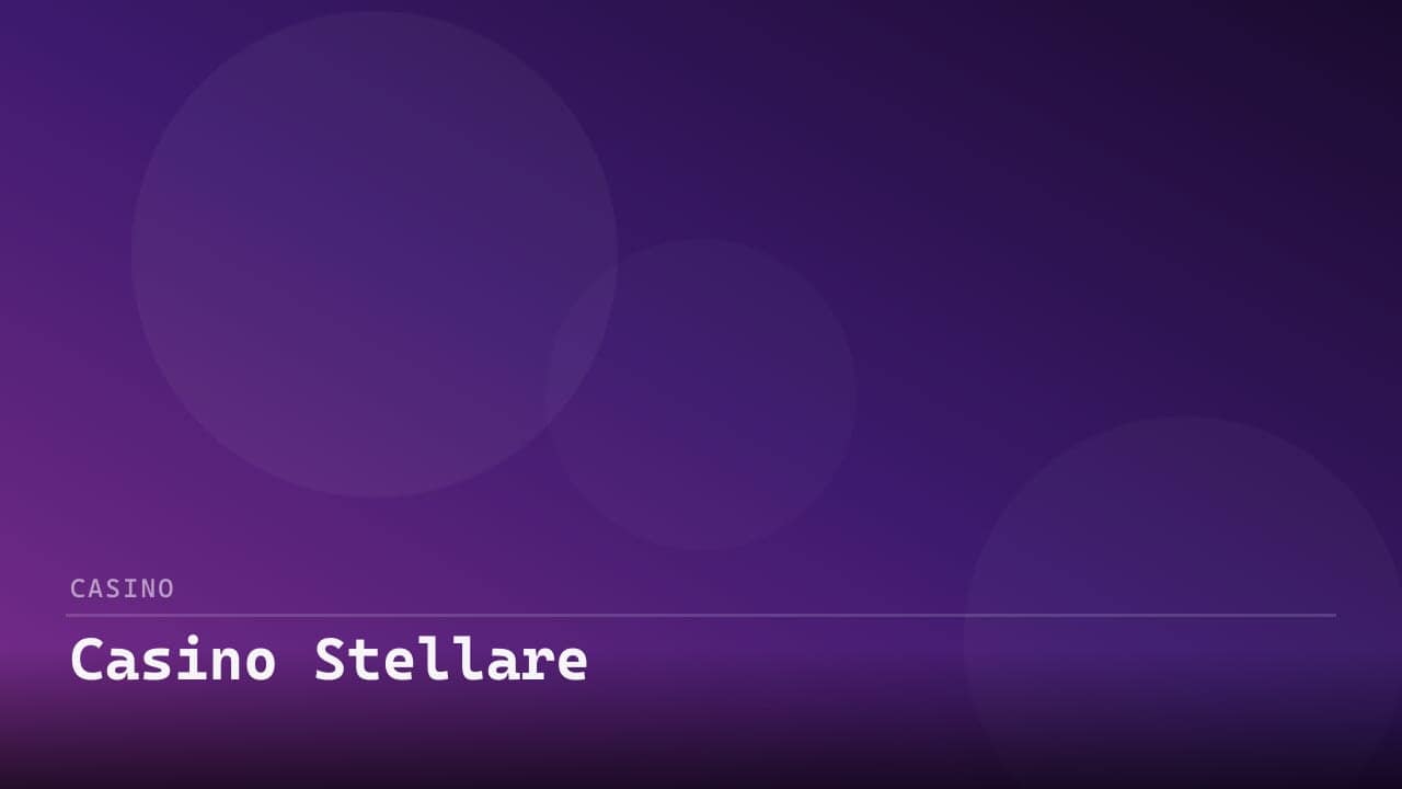 Casino Stellare review