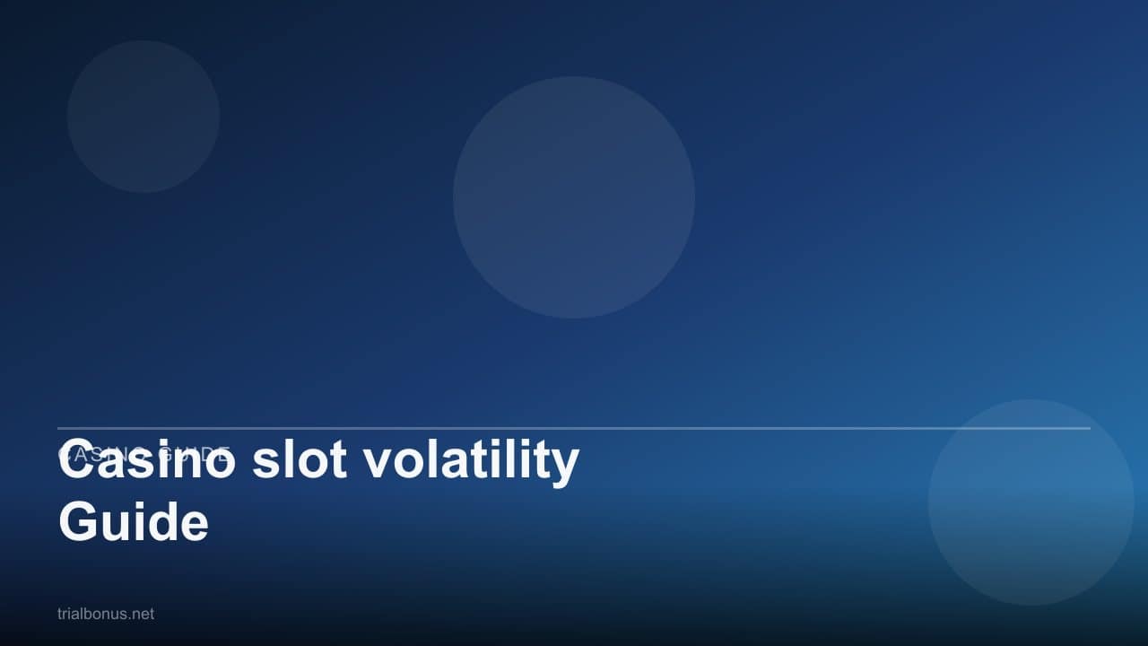 Casino slot volatility Guide review