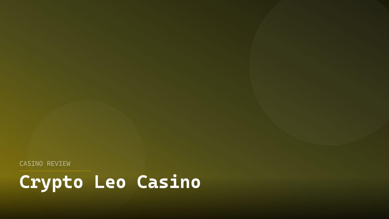 Crypto Leo Casino review