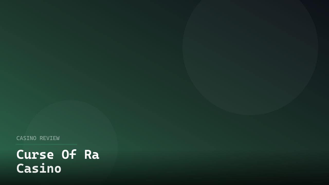 Curse Of Ra Casino review