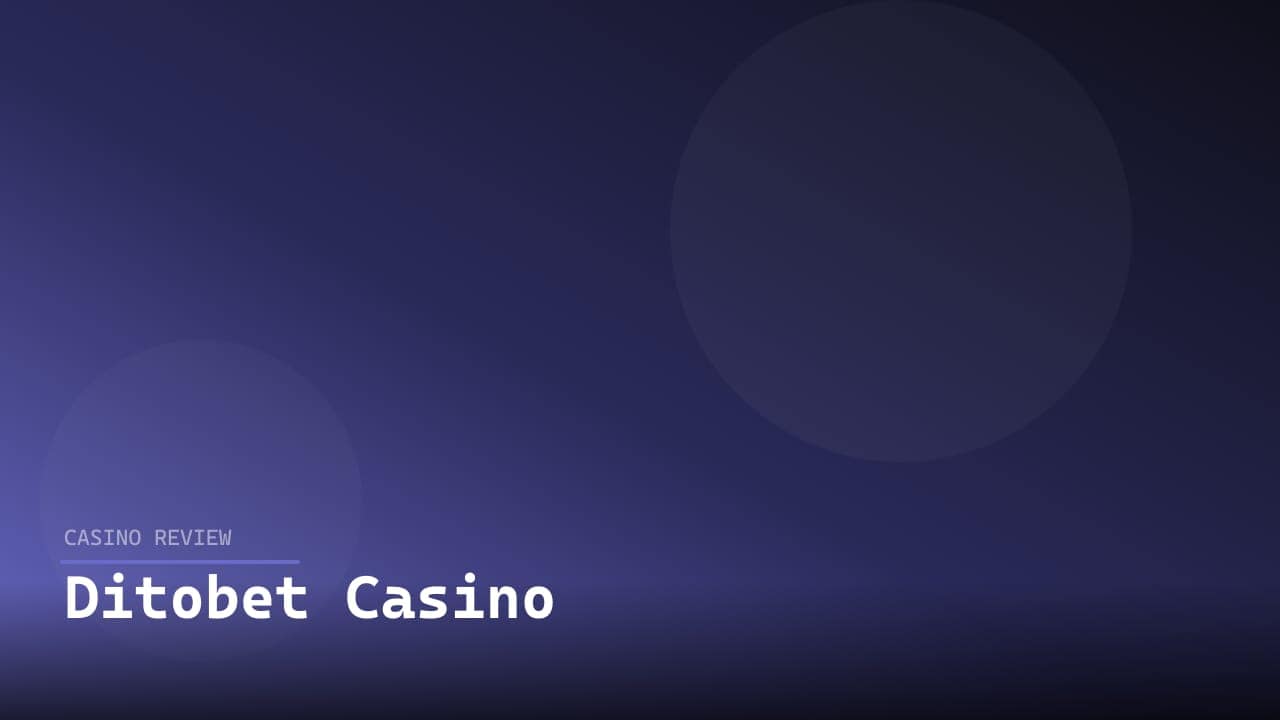 Ditobet Casino review