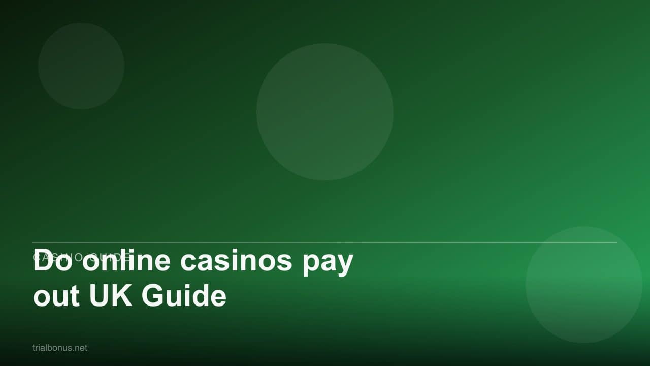 Do online casinos pay out UK Guide review