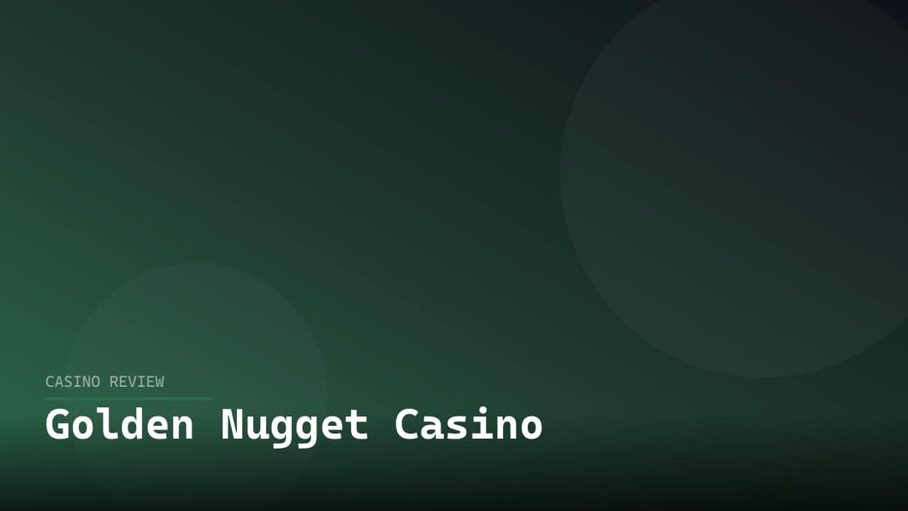 Golden Nugget Casino review