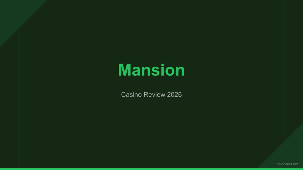 Mansion Casino Bonus review