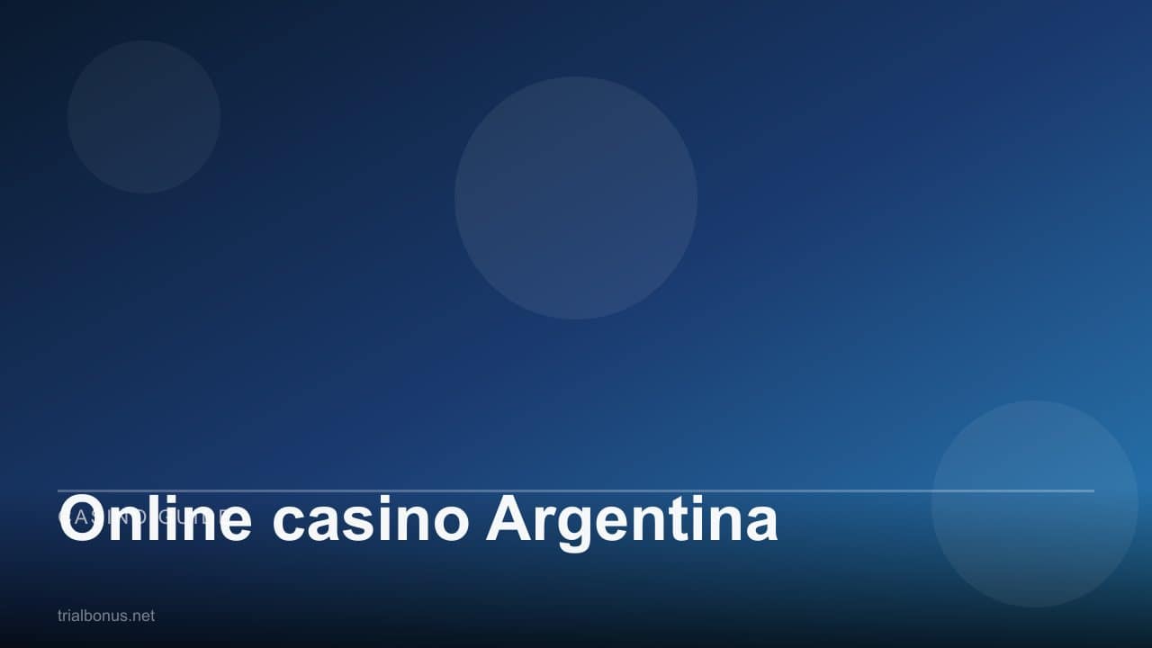 Online casino Argentina review