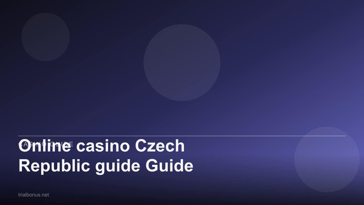 Online casino Czech Republic guide Guide review