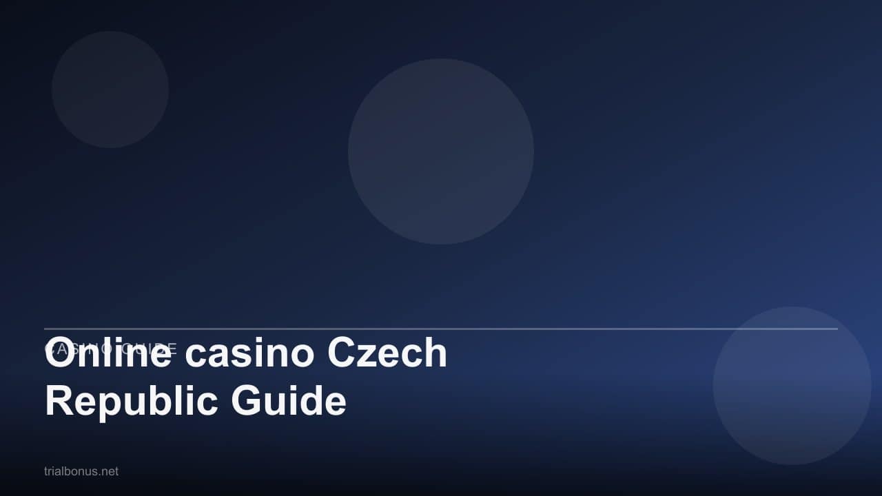 Online casino Czech Republic Guide review