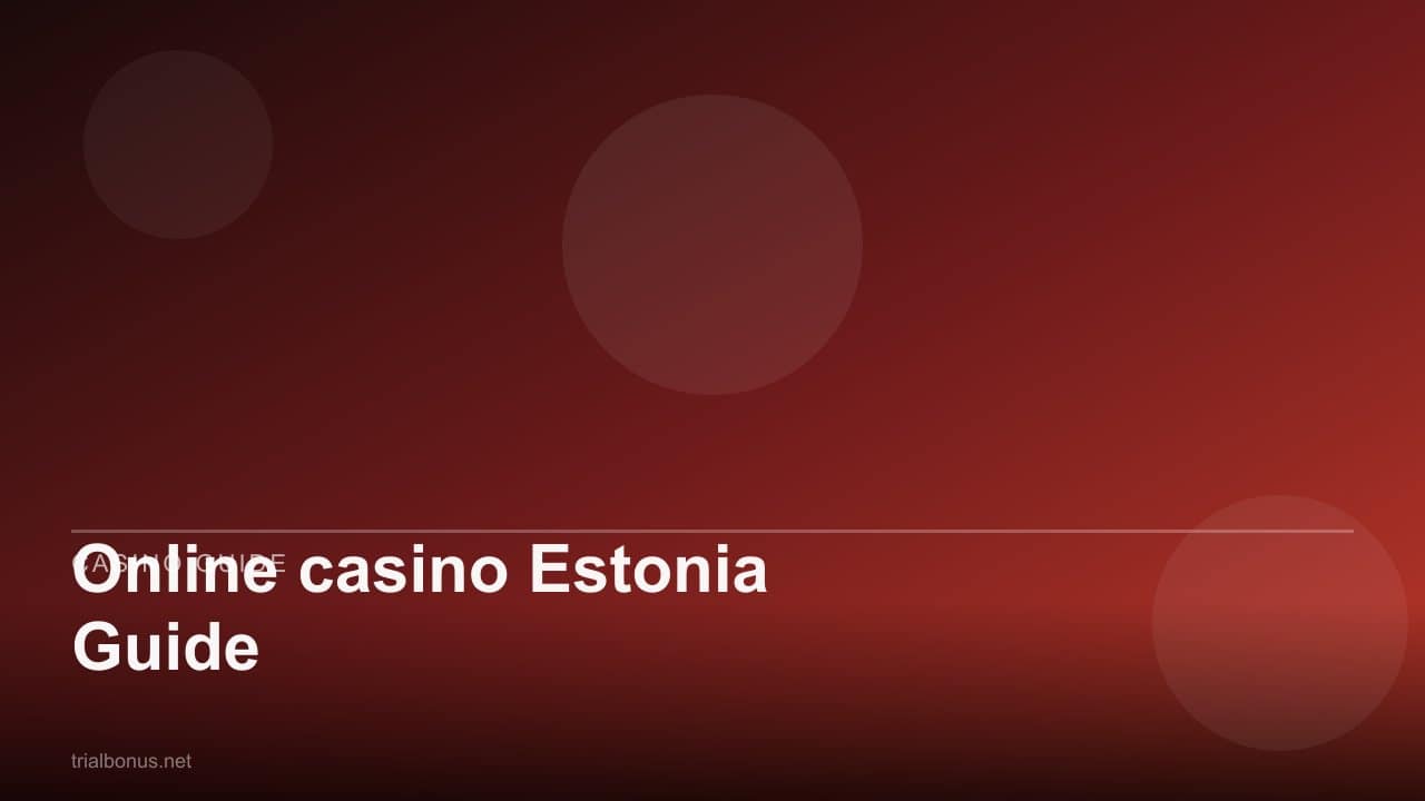 Online casino Estonia Guide review