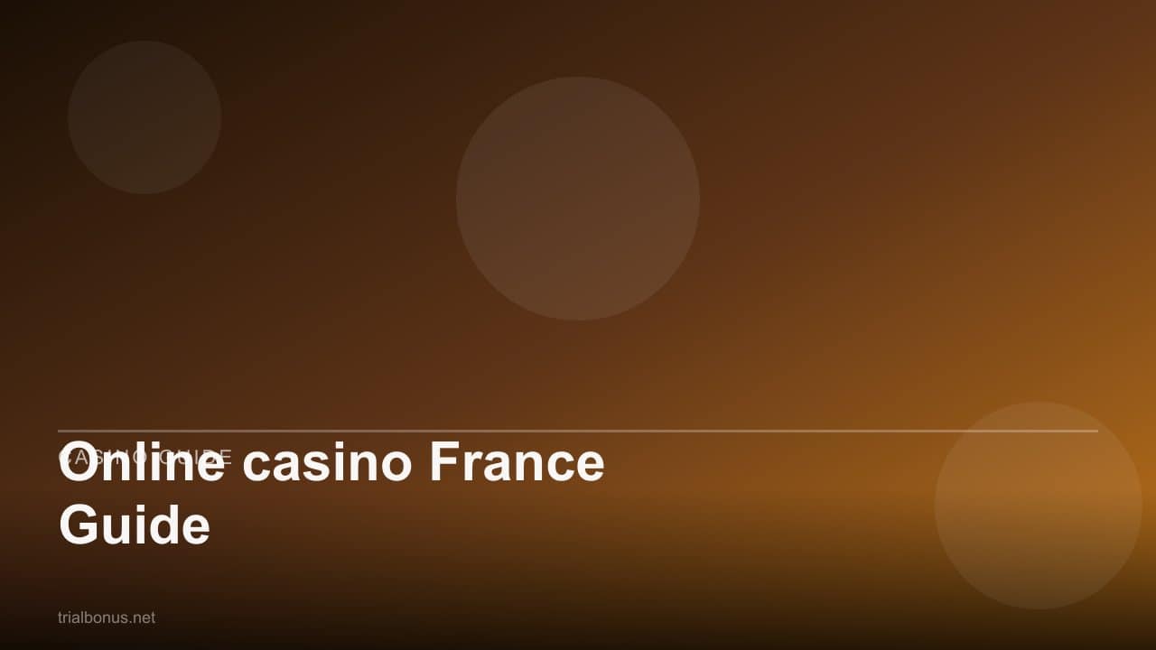 Online casino France Guide review
