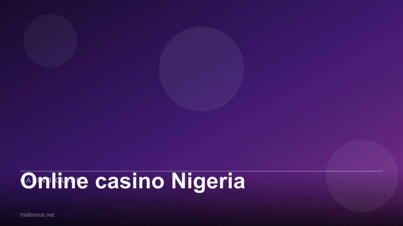 Online casino Nigeria review