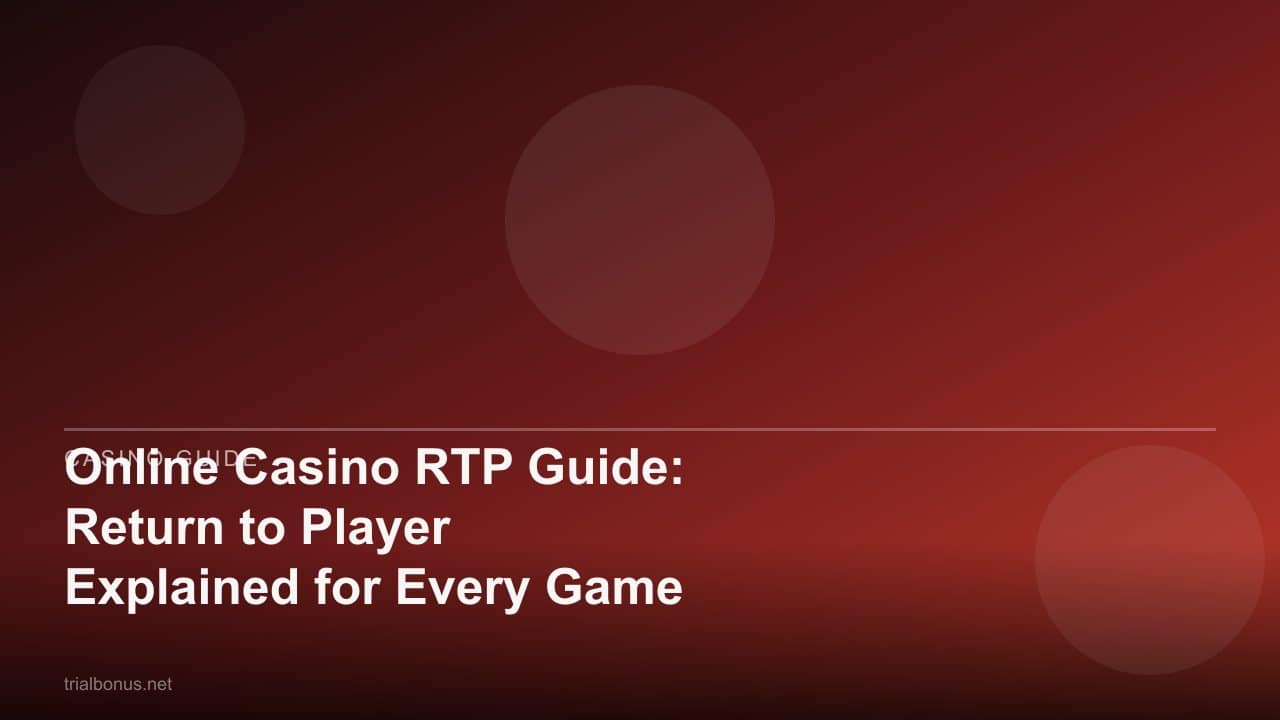 Online Casino RTP Guide: Return to Player Explained for Every Game review