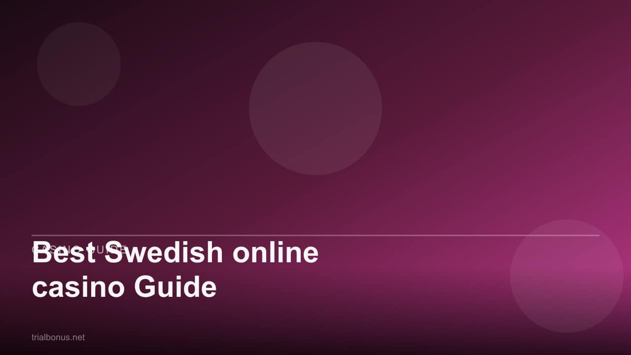 Best Swedish online casino Guide review
