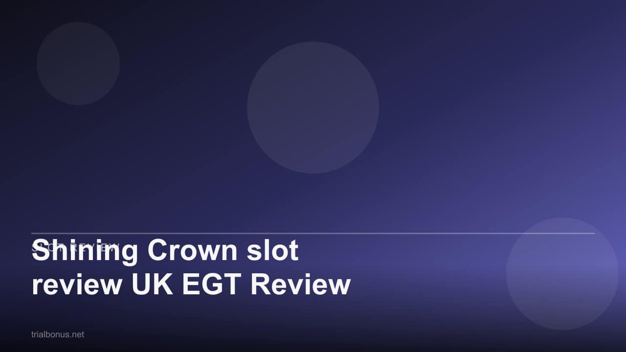 Shining Crown slot review UK EGT Review review