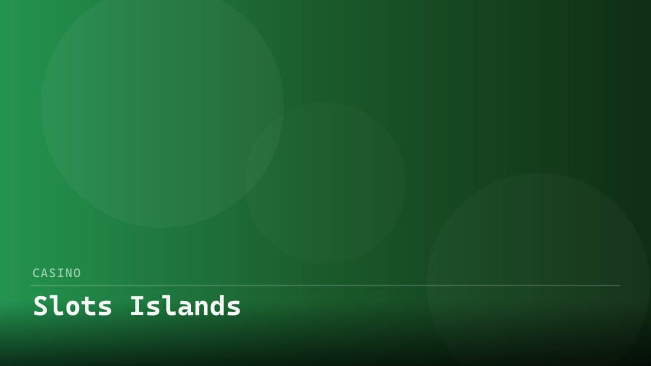Slots Islands review
