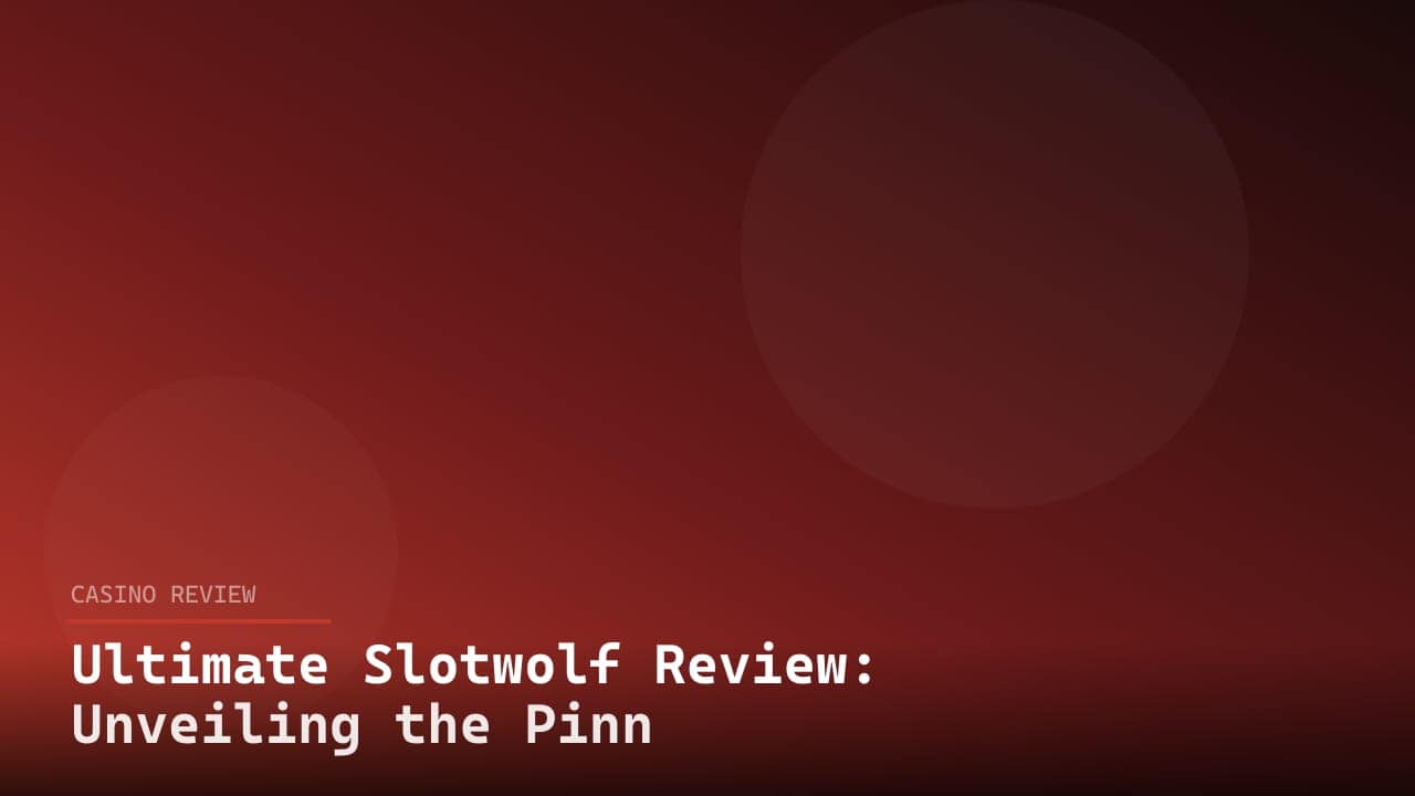 Ultimate Slotwolf Review: Unveiling the Pinnacle of Online Gaming review