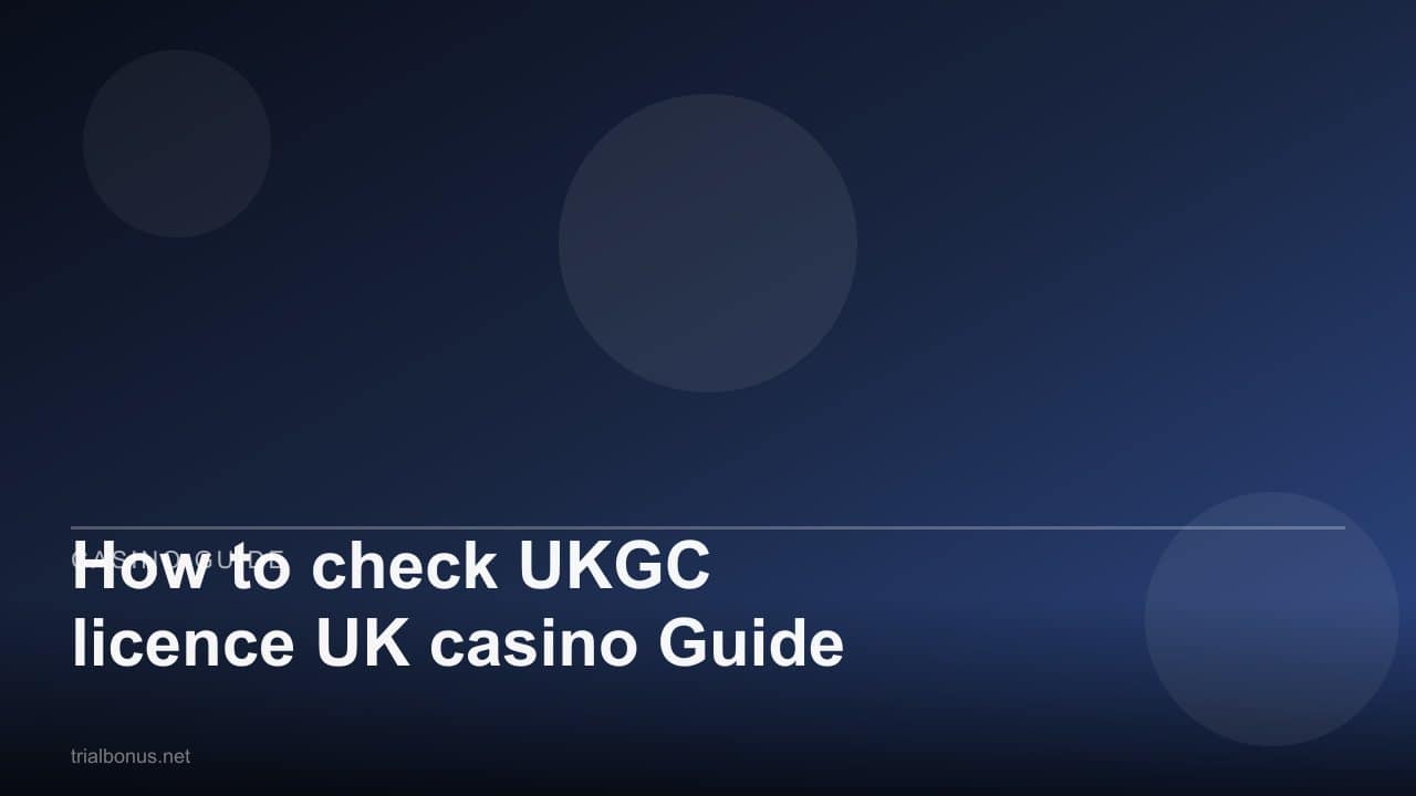 How to check UKGC licence UK casino Guide review