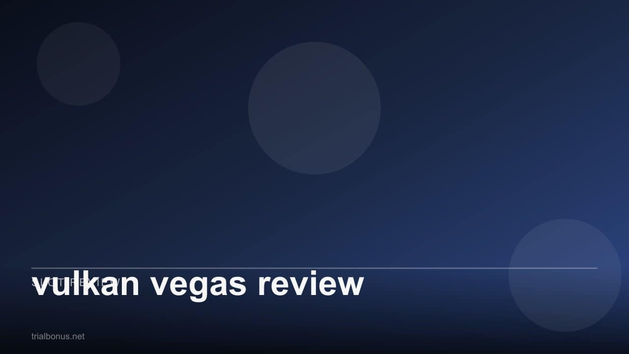 vulkan vegas review review