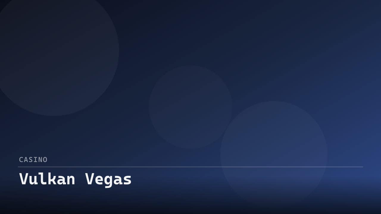Vulkan Vegas review