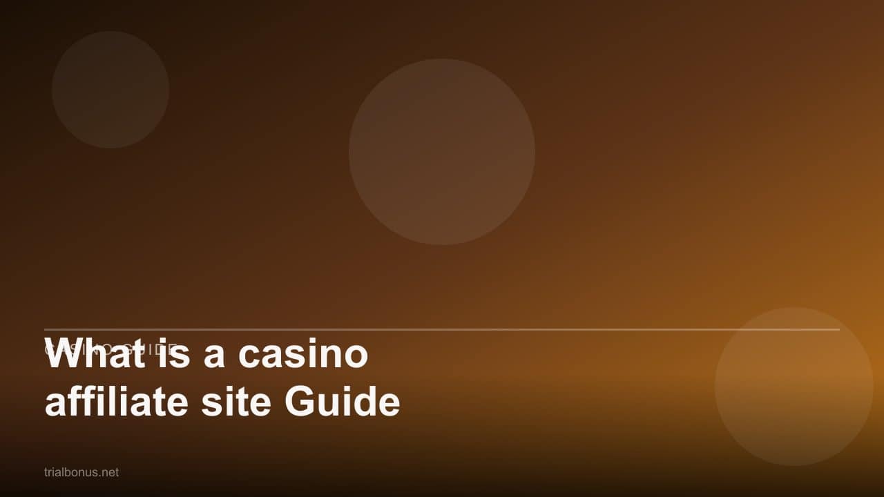 What is a casino affiliate site Guide review