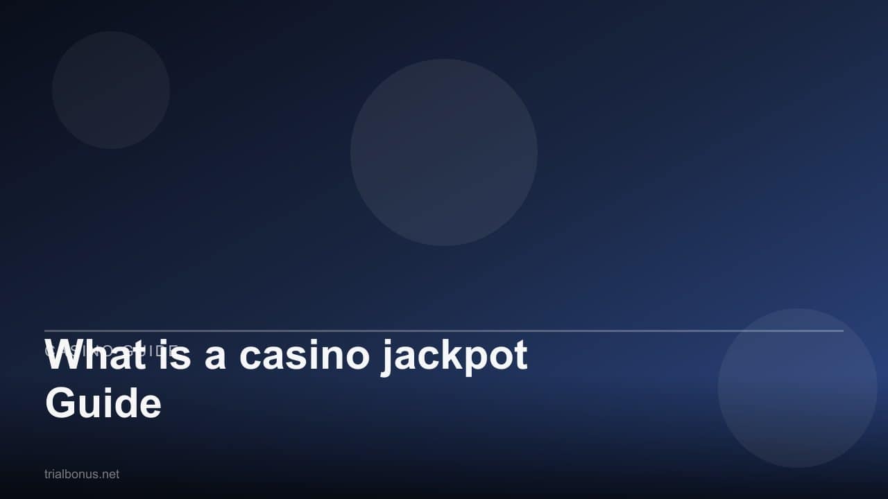 What is a casino jackpot Guide review