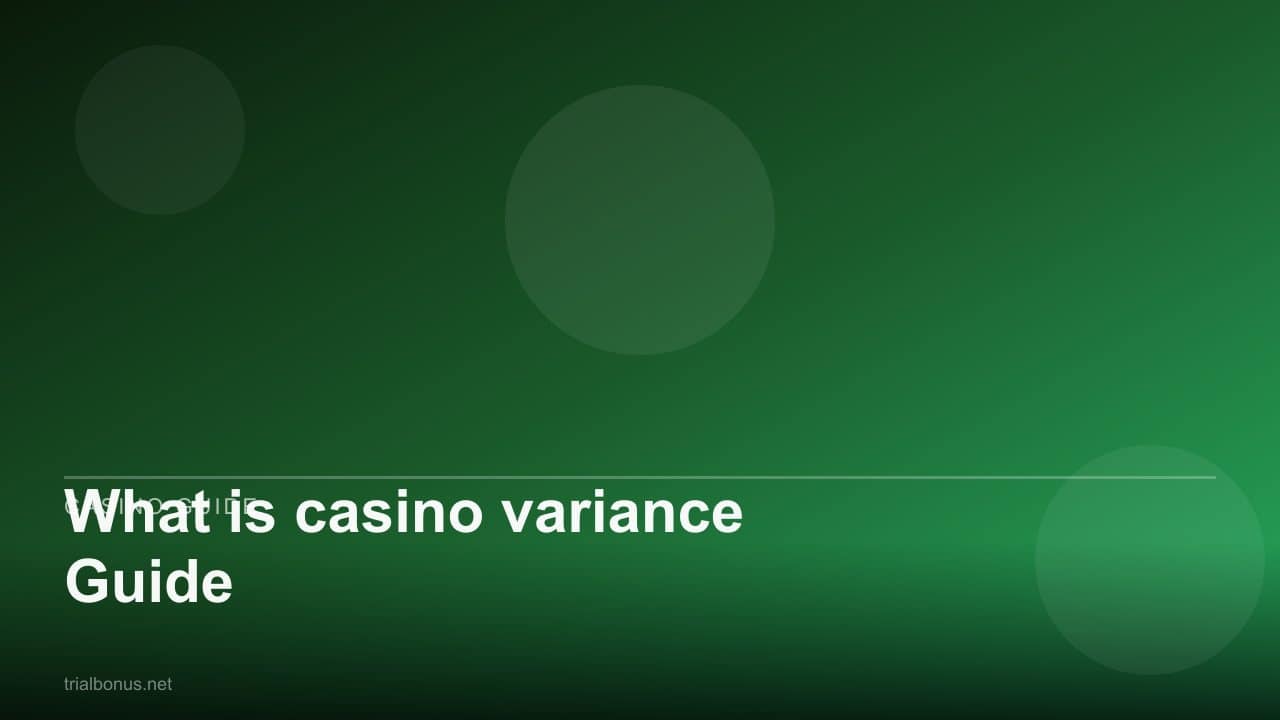 What is casino variance Guide review