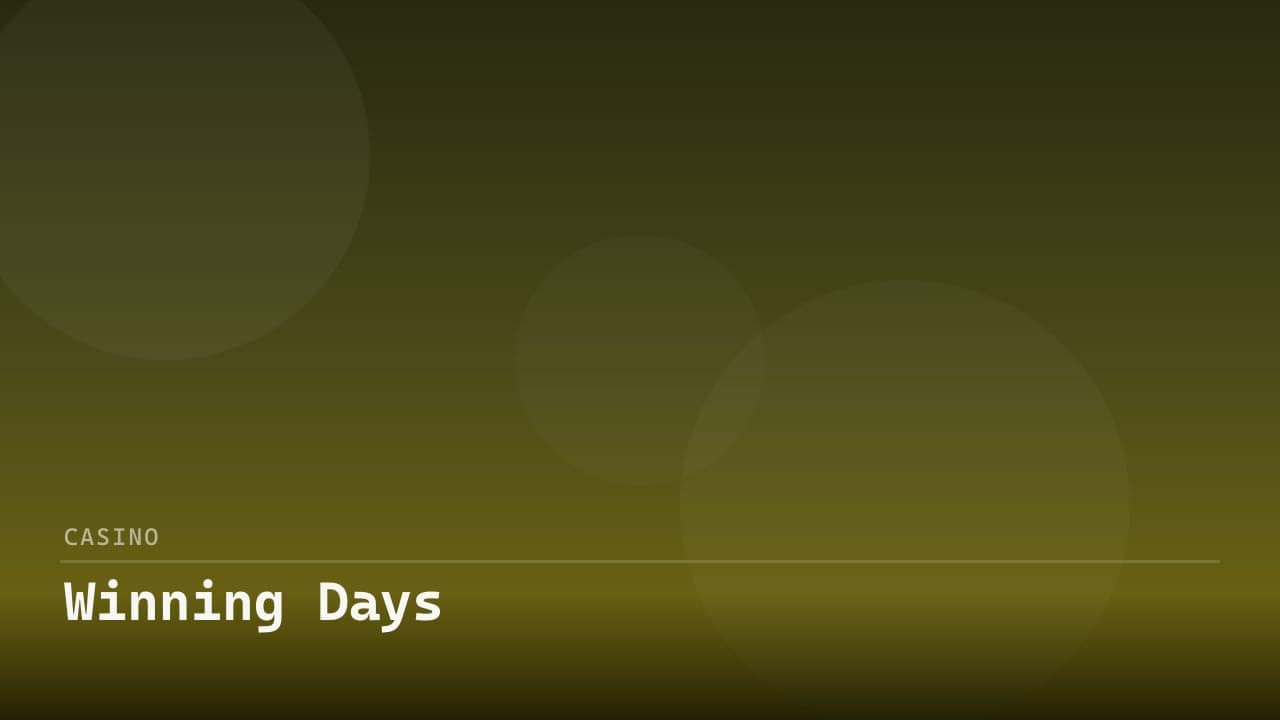 Winning Days review