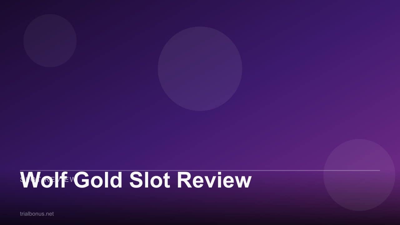 Wolf Gold Slot Review review