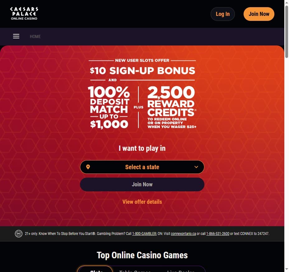Caesars Casino Online