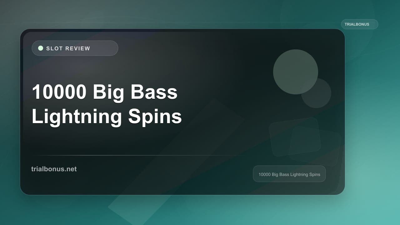 10000 Big Bass Lightning Spins