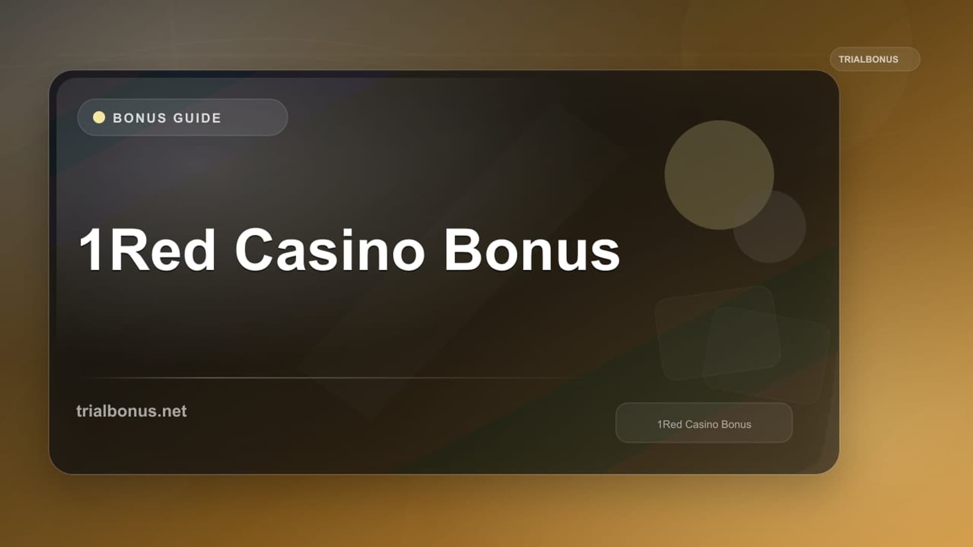 1Red Casino Bonus