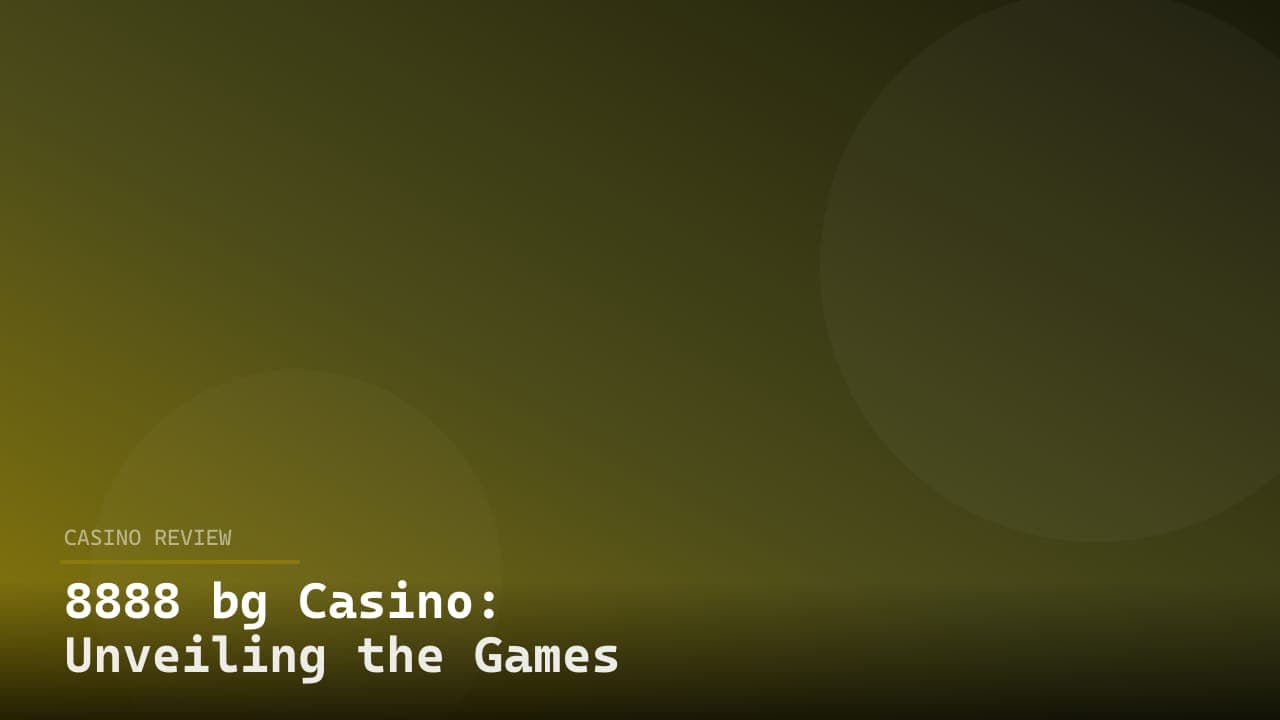 888 Casino Review: Games, Bonus and Safety Check review