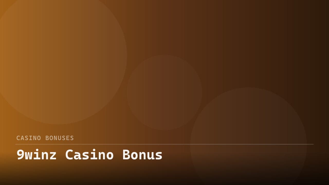 9winz Casino Bonus