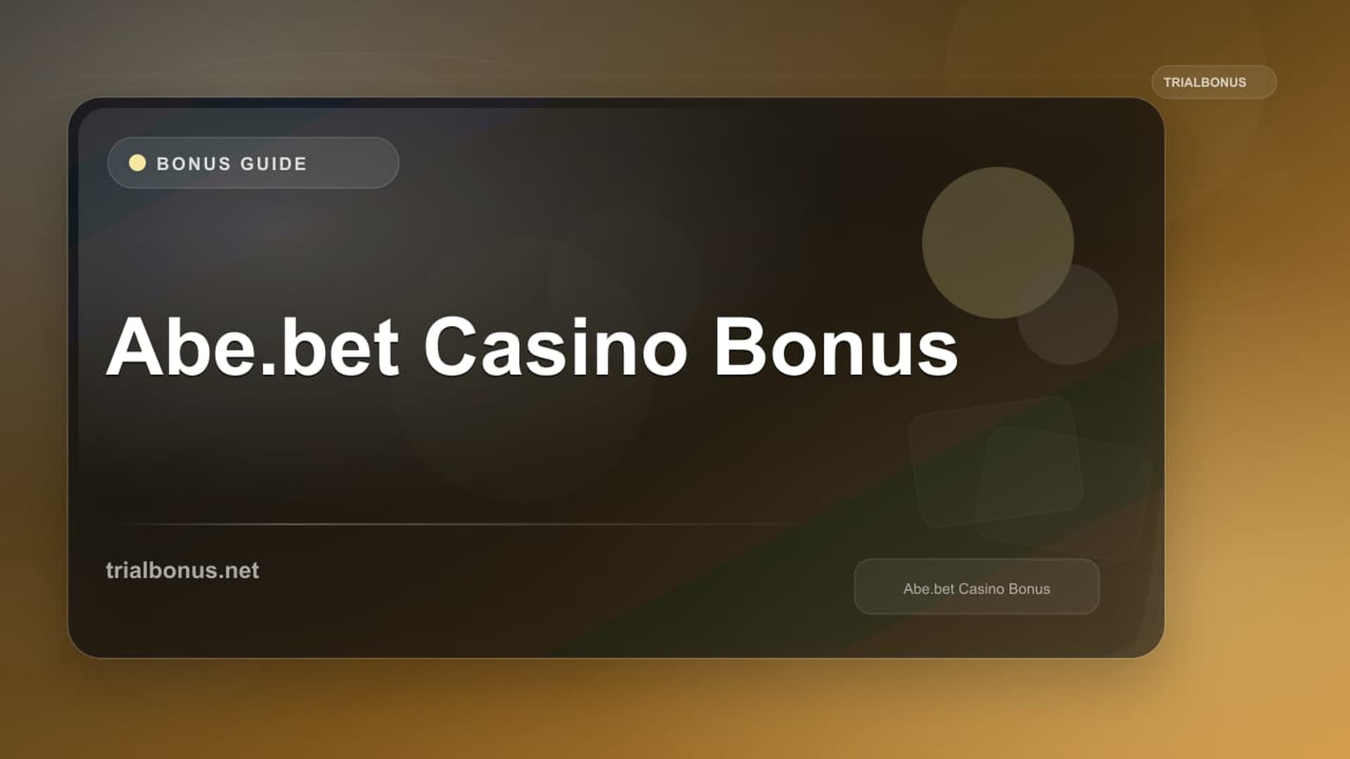 Abe.bet Casino Bonus