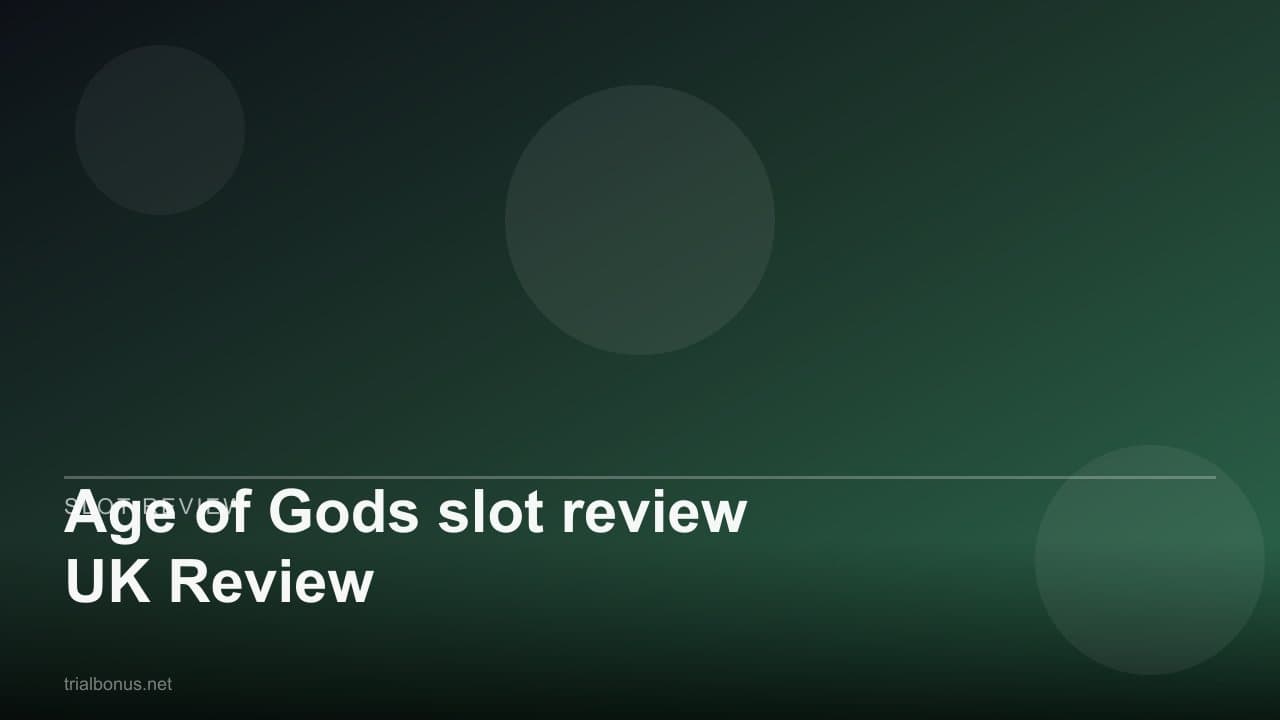 Age of Gods slot review UK Review