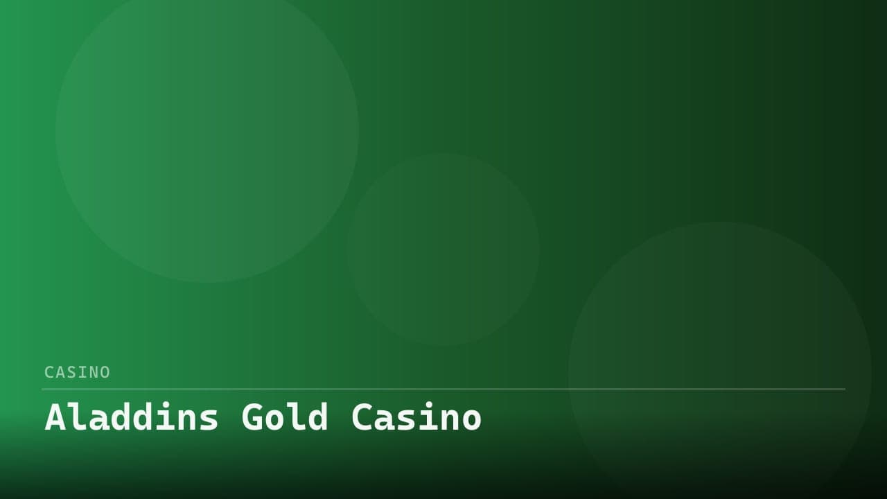 Aladdins Gold Casino logo