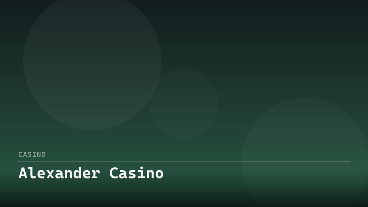 Alexander Casino logo