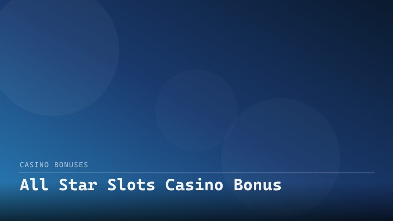 All Star Slots logo