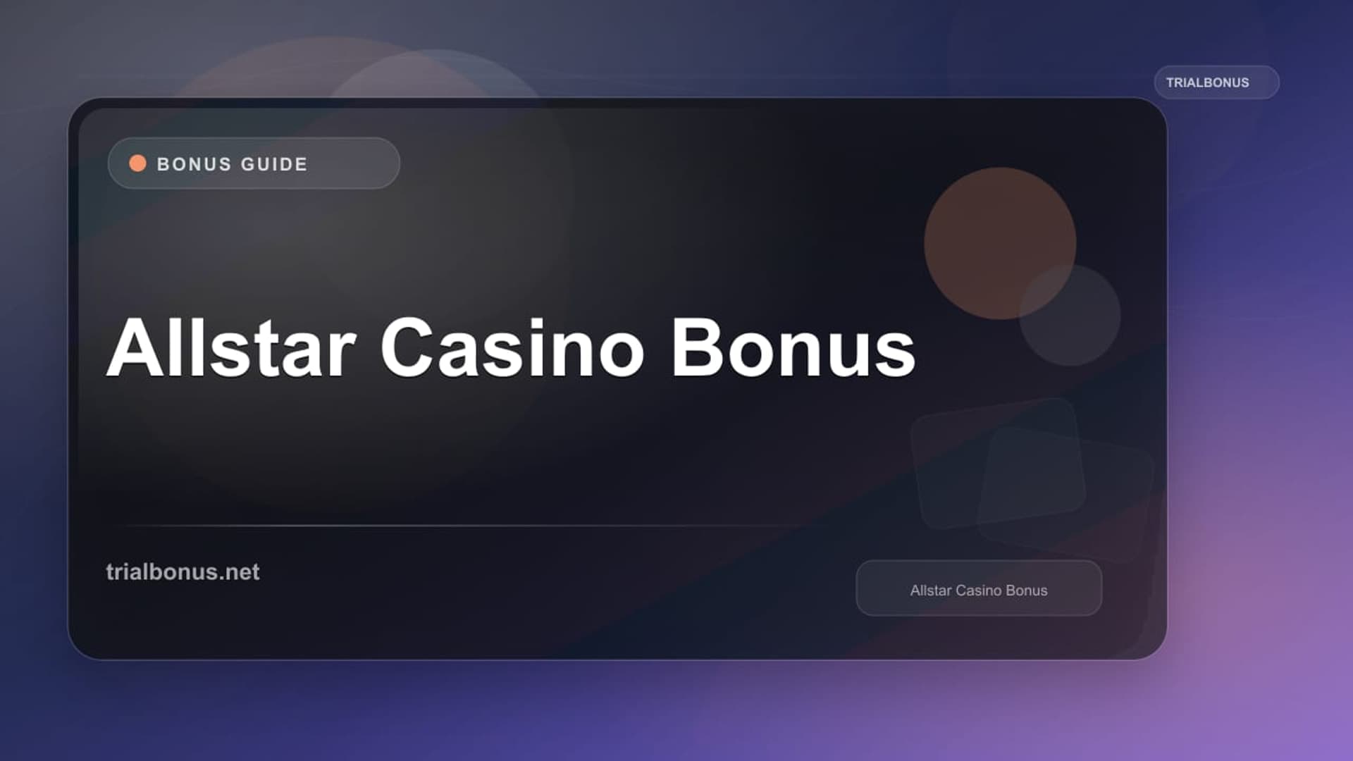 AllStar Casino Bonus