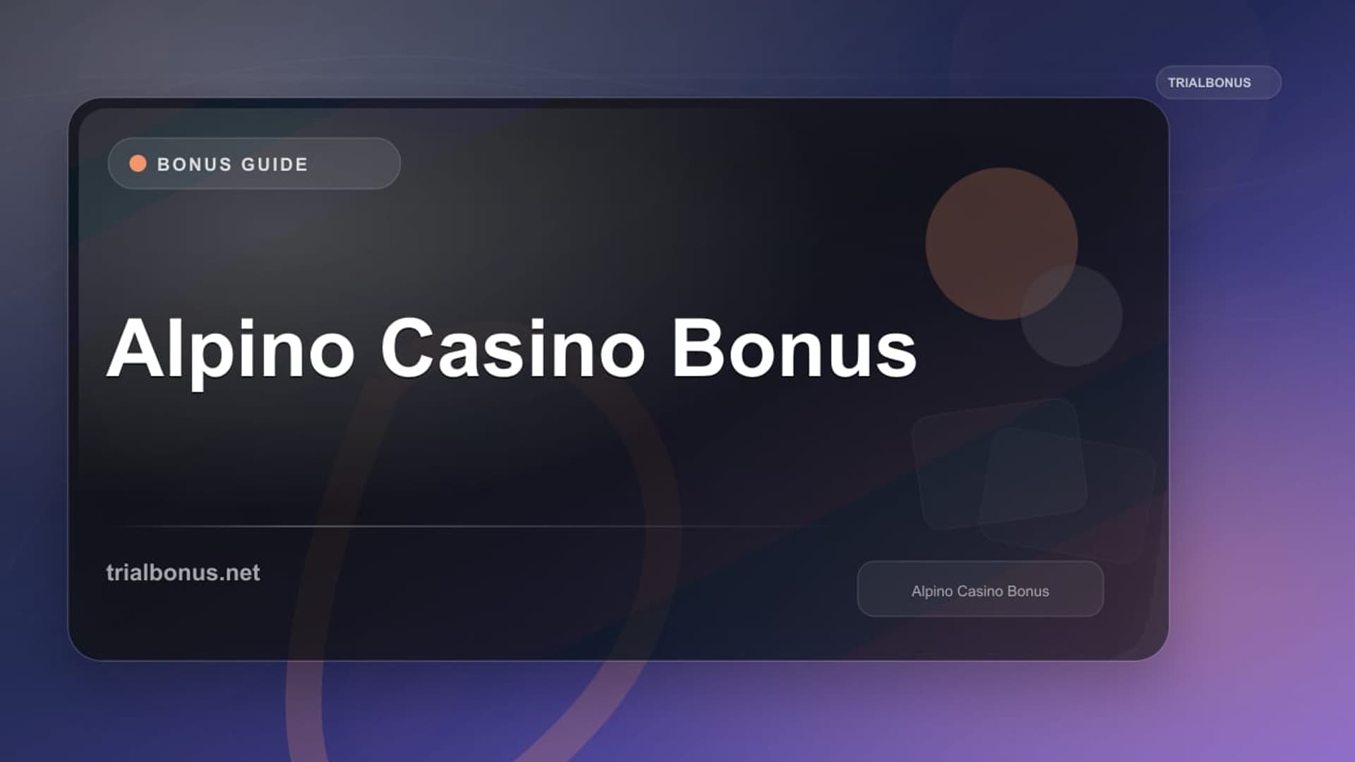 Alpino Casino Bonus: Terms and Identity Check