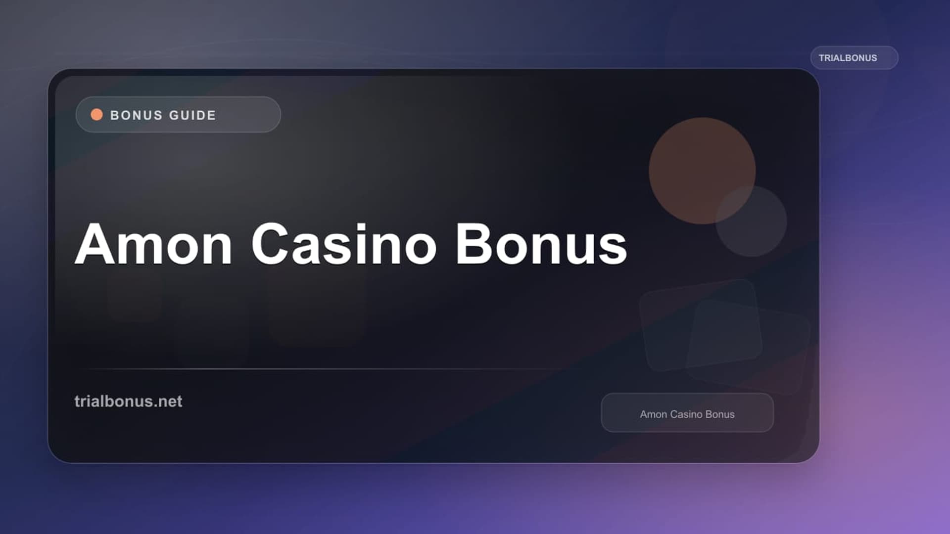 Amon Casino Bonus