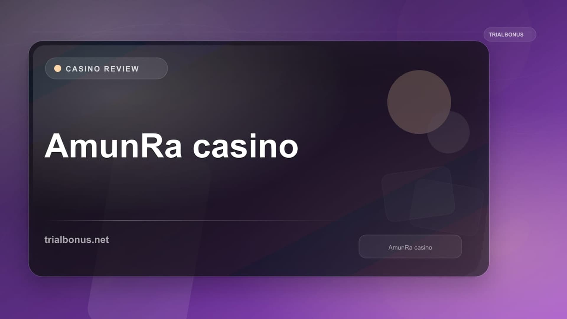 AmunRa casino