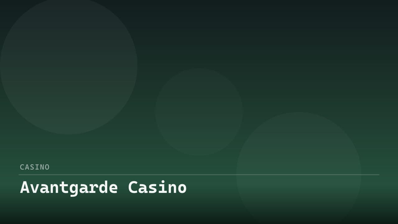 Avantgarde Casino