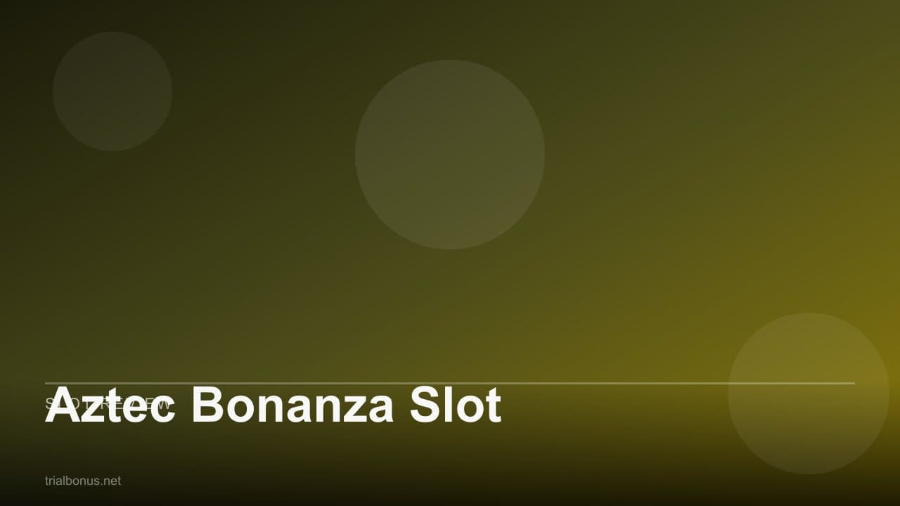 Aztec Bonanza Slot