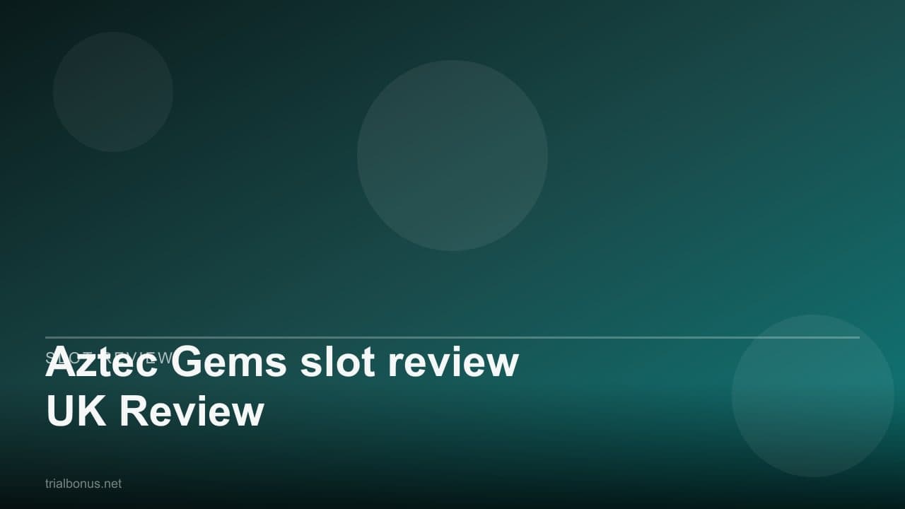 Aztec Gems slot review UK Review